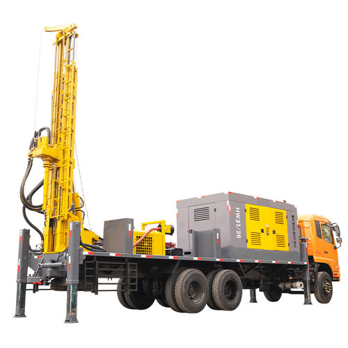 さく井掘削装置 - HQZ320C - Shandong Hengwang Group Co., Ltd. - 深 / トラック上 / 回転式