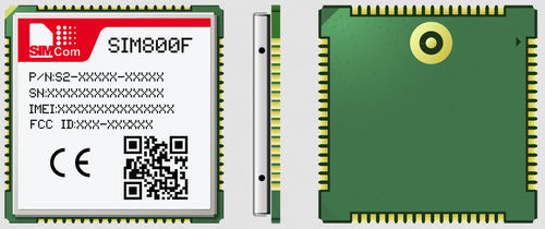 Bluetoothワイヤレスモジュール - SIM800F - SIMCom Wireless Solutions Ltd. - 組み込み式 / データ用 / コンパクト
