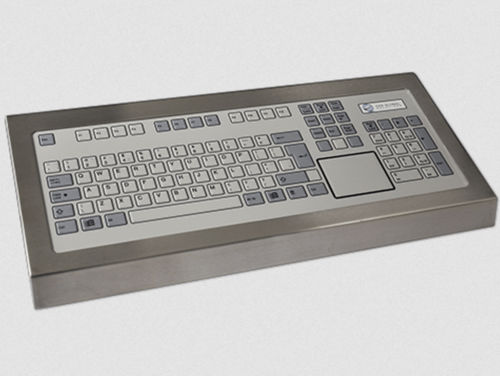パネル設置用キーボード - CKS - メカニカルキー / 128 キー / タッチパッド付き