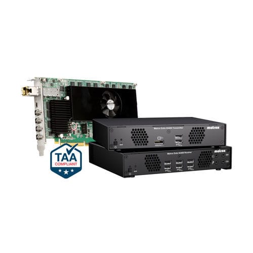 イーサネット延長 - Extio N3408 - Matrox Video - ネットワーク / USB接続 / KVM