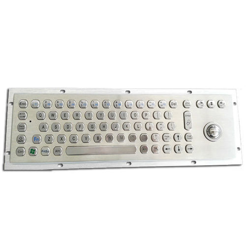 パネル設置用キーボード - KH-K68-370A - Kehang Technology - カーボンコンタクト / 70キー / トラックボール付き