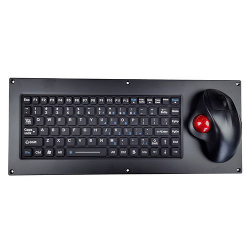 パネル設置用キーボード - KH-RK89-425-TBV2 - Kehang Technology - カーボンコンタクト / 89キー / トラックボール付き
