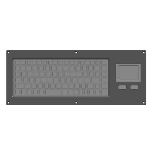 パネル設置用キーボード - KH-SK89-MA90-420TP - Kehang Technology - カーボンコンタクト / マウスキー2つ付き / 89キー