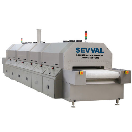 マイクロ波乾燥機 - SEVVALUSA Nut Processing and Packaging Solutions - 連続 / 無菌 / ベルトコンベヤー付き