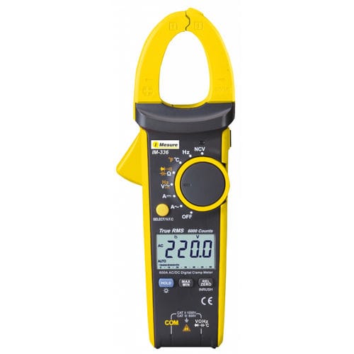 デジタルクランプマルチメーター - IM-336 - DISTRIMESURE - iMesure - 携帯型 / 1000 V / 600 A