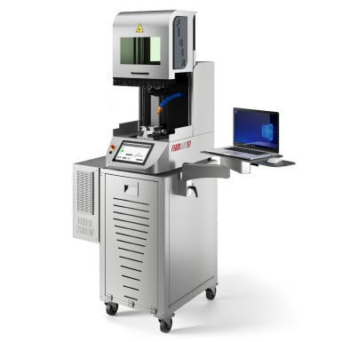 レーザー彫刻機 - FiberLUX PRO 200 - Elettrolaser S.r.l. - 金属 / アルミニウム / 産業用