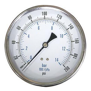 アナログ圧力計 - 4010200 - Fluid-Aire Dynamics - 圧縮ガス用
