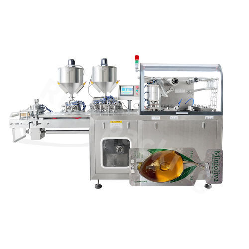 ブリスタ包装機 - DPP-160L - Guangdong Rich Packing Machinery Co., Ltd. - サーボドライブ / 気泡緩衝材付き / 液体