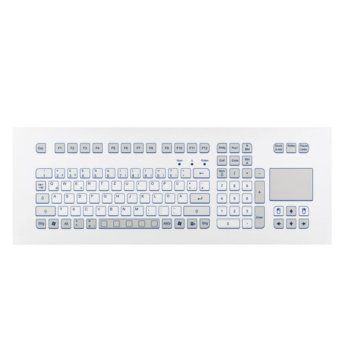 ラックマウントキーボード - KS18285 - GETT Asia Ltd. - メンブレン / 105キー / タッチパッド付き