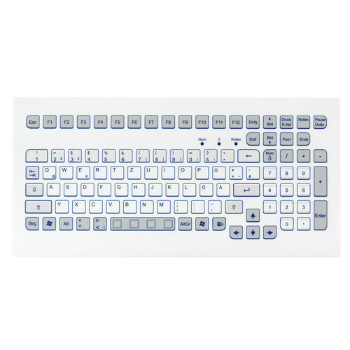 ラックマウントキーボード - KS18289 - GETT Asia Ltd. - メンブレン / 104 キー / 産業用