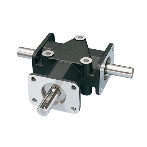 傘歯車角度ギアボックス - Crown Right Angle Gearbox - ZERO-MAX Europe - スパイラルベベルギア / 直交軸 / 引き出し式シャフト