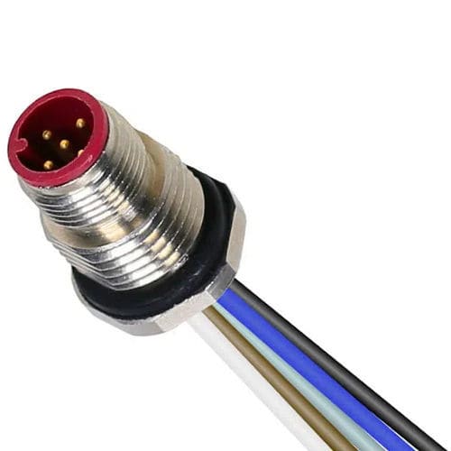 電源コネクター - RDSM - PONY SRL - 円形 / 挿入式 / M12