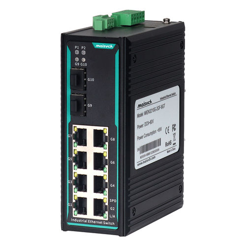 非管理型イーサネットスイッチ - MIEN3210G-2GF-8GT - Maisvch - 10 ポート / レベル 2 / ギガビット