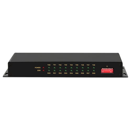 メディア変換器 - MWF208-F - Maisvch - RS-485から光ファイバー / 8 ポート / 壁面収納
