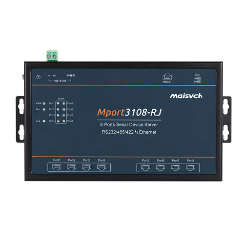 RS-485周辺機器のサーバー - Mport3108-RJ - Maisvch - RS-422 / RS232 / イーサネット