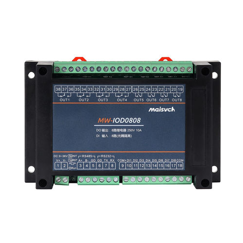 デジタル入出モジュール - MW-IOD0808 - Maisvch - RS-485 / Modbus RTU / RS232