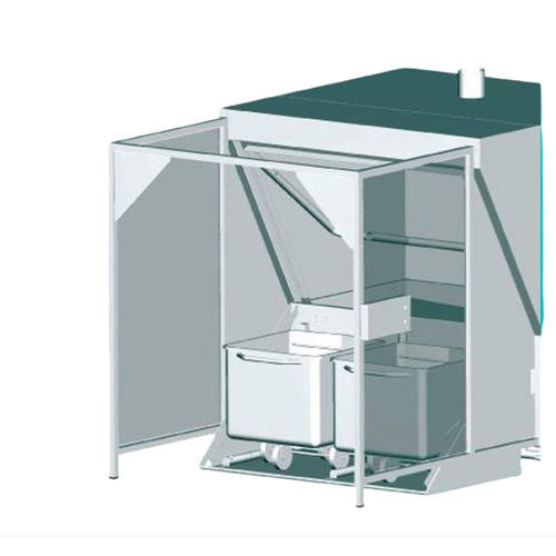 圧縮空気洗浄機 - EURO - SC Solution - 自動 / コンテナ用 / 洗浄付き