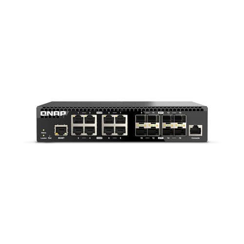 管理型イーサネットスイッチ - QSW-M3216R-8S8T - QNAP - 16 ポート / レベル 2 / 2.5 GbE