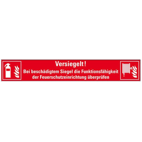 粘着セキュリティシール - 24416 - Kroschke sign-international GmbH - 紙製 / 防火