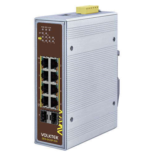 非管理型イーサネットスイッチ - SEN-9428P-24V-RW - Volktek - 10 ポート / ギガビットイーサネット / ProfiNet