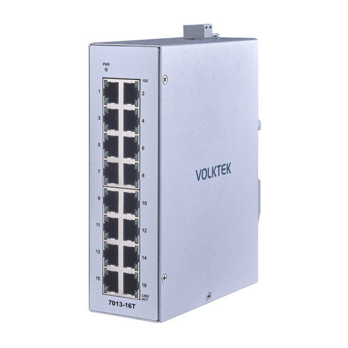 非管理型イーサネットスイッチ - 7013-16T-I - Volktek - 16 ポート / ProfiNet / DINレール
