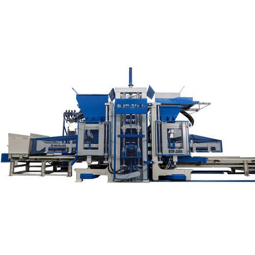 コンクリート製ブロックと敷石製造機 - RVP-2000 - METALIKA - 自動 / 建設業用