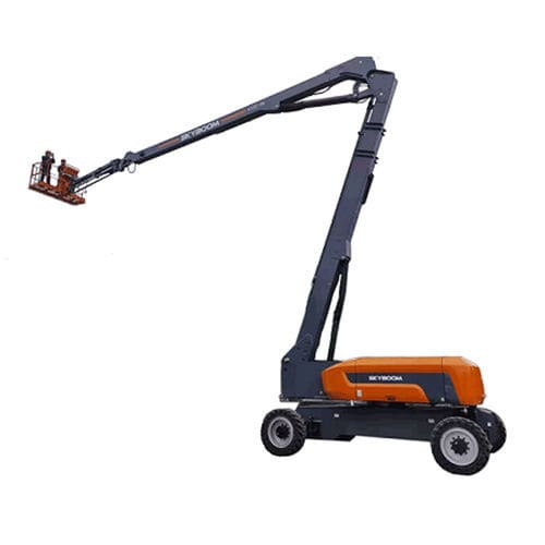 車輪付き多関節型高所作業車 - SAL-38J - Changsha Skyboom Heavy Industry - 内燃機関式 / 造船所 / 工事現場用