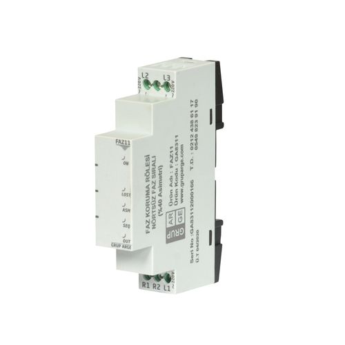 欠相保護継電器 - FAZ series - Grup Arge Energy and Control Systems - 位相順序 / 相非対称 / AC
