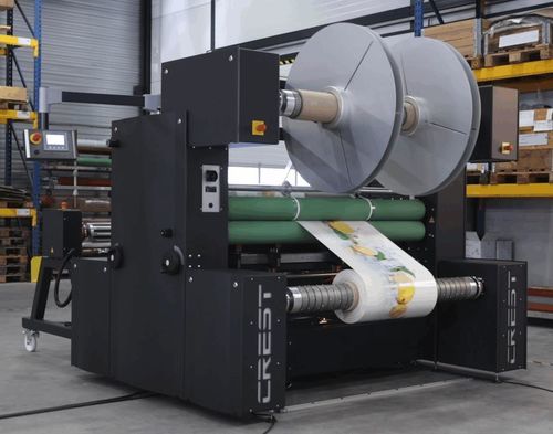 ロール・ツー・ロールラミネート マシン - R2R - Crest Dutch Machinery - 自動 / スリッター付き / 産業用