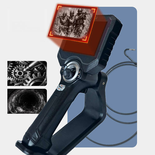 フレキシブルビデオ内視鏡 - GRZ-IR + W - Cobb Fibre Ottiche Srl - 遠隔目視検査用 / 小直径型 / ジョイスティック付き