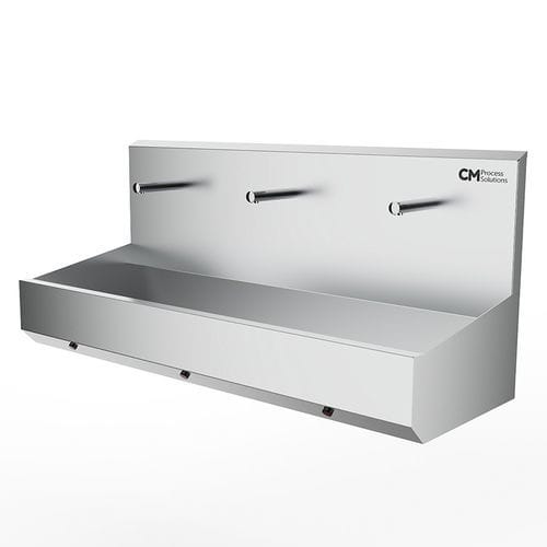 食品産業用流し - CM Process Solutions LLC - 手洗い / ステンレススチール製 / 衛生