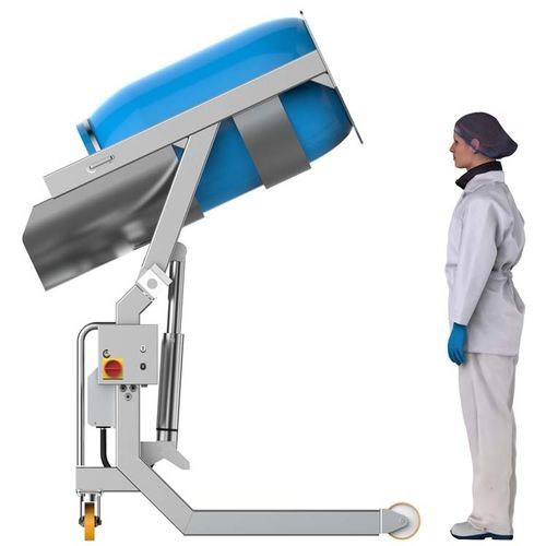 ドラム缶傾斜ステーション - 600/HT2-DRUM - CM Process Solutions LLC - 油圧式 / 手動式 / コンテナ用
