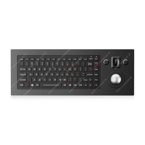 パネル設置用キーボード - K-TEK-M400-150-OTB-AVR-RM-FN-BL-151B-BT-DWP - Key Technology Rugged System Limited - メカニカルキー / 88キー / マウスキー2つ付き