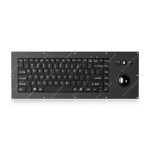 パネル設置用キーボード - K-TEK-V405-38-MTB-FN-SC-BT - Key Technology Rugged System Limited - シザースイッチ / 86キー / マウスキー3つ付き