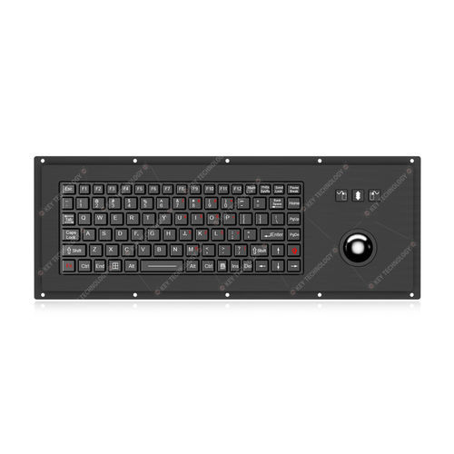 卓上キーボード - K-TEK-M425-172-38-MTB-FN-BL-BT - Key Technology Rugged System Limited - カーボンコンタクト / マウスキー3つ付き / 89キー