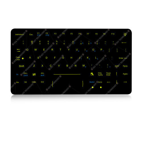 卓上キーボード - K-TEK-M282-DHP-FN-BL-151B-IK-OEM - Key Technology Rugged System Limited - メカニカルキー / マウスキー3つ付き / 89キー