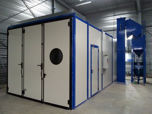 オーバーヘッド コンベヤ式ショットブラスト機 - INDUSTRIE SYSTEMES - 金属用