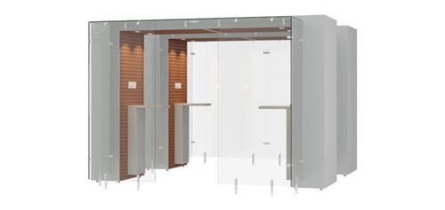 HEPAフィルター喫煙室 - 2SPArea 3.2m - Longhi Air - 硬化ガラス製 / MDF / スチール製