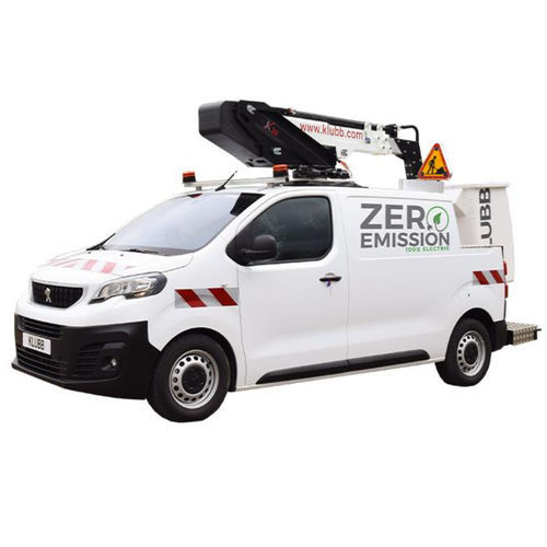 移動式伸縮ブーム型高所作業車 - K20L - KLUBB - ワゴン車搭載 / 電動式 / バッテリー式