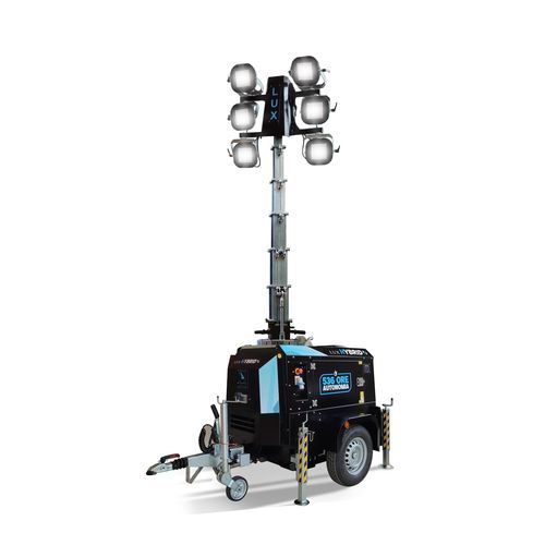 LED照明塔 - LUX HYBRID LITHIUM - LUXTOWER - Branch of M.E.TA. Srl - ハイブリッド型