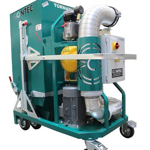 HEPAフィルター集じん機 - TORNADO B - CONTEC GmbH/コンテック - 手動洗浄 / 可動