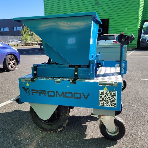 廃棄物用自動ダンプホッパー - ProMoov module benne - FreeMoov - 砂用 / 大容量 / 自動