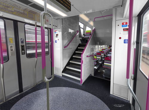 複合材列車の床材 - TRAVELLER EVOLUTION - Gerflor - HL2/HL3 / NFPA 130 / EN 45545