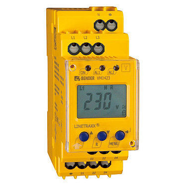 周波数監視継電器 - LINETRAXX® VMD423/VMD423H - BENDER GmbH & Co KG - 位相順序 / 欠相 / 相不均衡