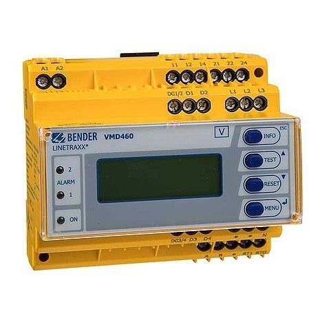 電圧監視継電器 - LINETRAXX® VMD460-NA - BENDER GmbH & Co KG - 周波数 / DINレール / RS485