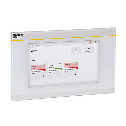 タッチスクリーン付き操作端末 - COMTRAXX® CP9…-I series - BENDER GmbH & Co KG - 埋め込み型 / パネル設置用 / IP54