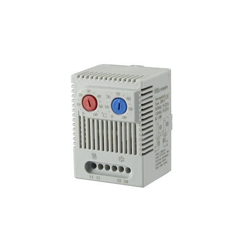 調整可能サーモスタット - Y0117 series - YUEQING YISEN ELECTRONIC TECHNOLOGY CO.,LTD. - NO / NC / DINレール