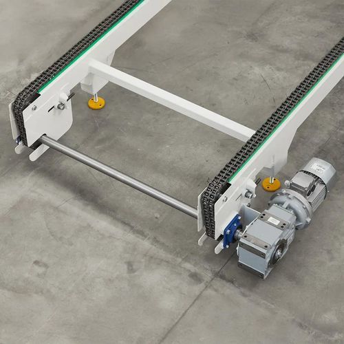 チェーンコンベヤー - rails - 横型 / 輸送用 / ハンドリング用