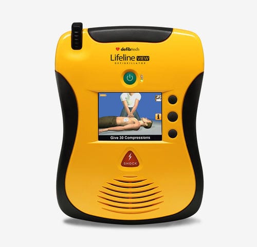 救急用全自動式 AED - Lifeline VIEW AED - Defibtech - CPRアシスト付き / USBポート付き / 二相性