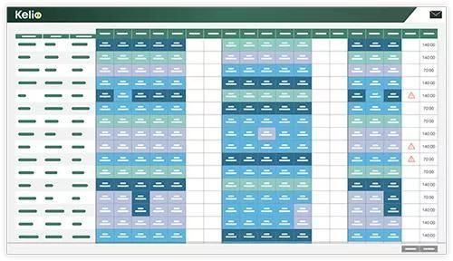 人事管理ソフトウェア - Planning - KELIO - 時間管理 / 人材管理用 / 不在管理